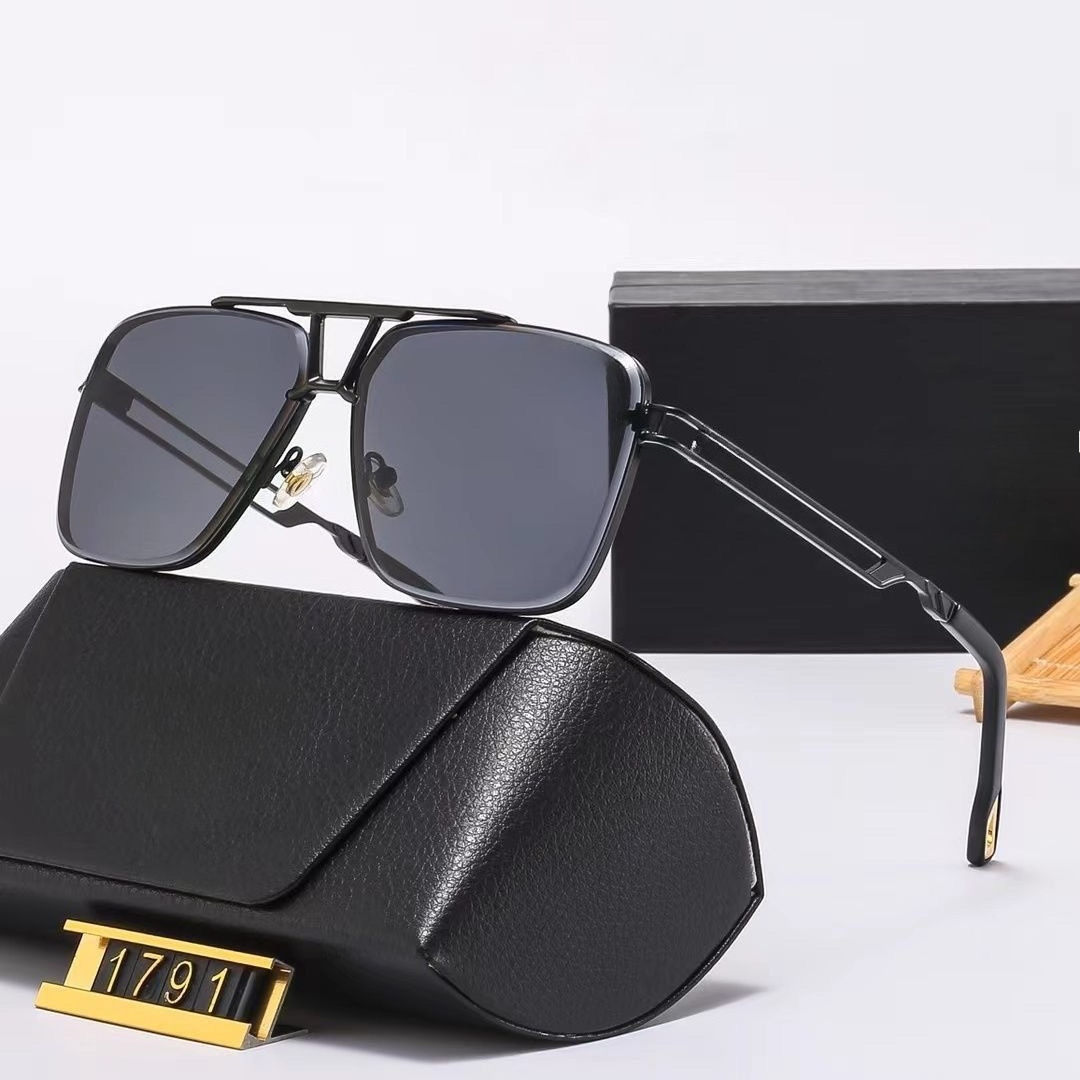 Sunglasses Aviator Polarized - 럭셔리 남성용 편광 UV400 선글라스, 트렌디한