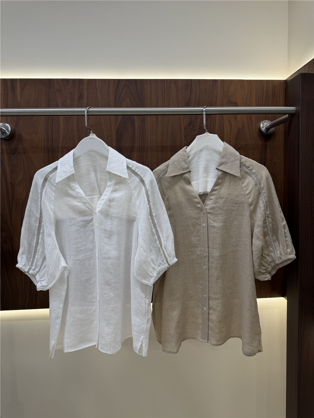여성용 라펠 반팔 셔츠와 드로스트링 와이드 팬츠 캐주얼 - Short Linen Drawstring 리뷰 및 가격