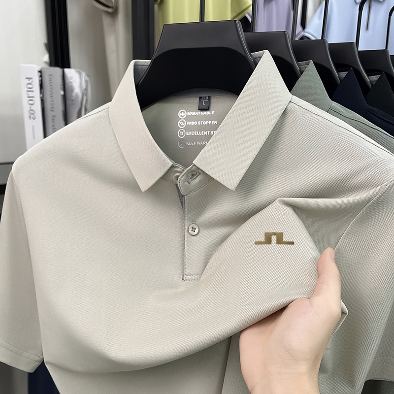 남성용 반팔 폴로 셔츠 폴리에스터 스판덱스 피케 기하학 - Polo Shirt Pique 리뷰 및 가격