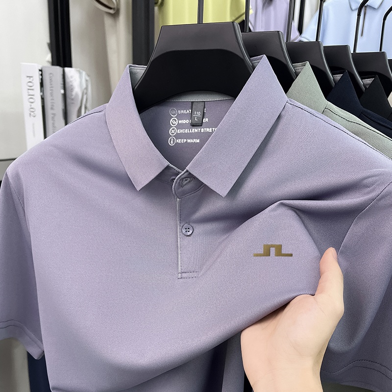 남성용 반팔 폴로 셔츠 폴리에스터 스판덱스 피케 기하학 - Polo Shirt Pique 리뷰 및 가격